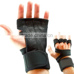 Gym Crossfit Gloves With Wrist Support, Hand Grip Gloves, Cross Training Gloves For Fitness Weight Lifting Gloves thumbnail-3