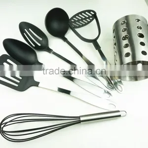 32017 7PCS NYLON KITCHEN TOOLS WITH S/S STAND thumbnail-2