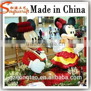 Guangzhou Life Size Rasin Mickey Minnie Mouse Statue Molds for Sale thumbnail-2