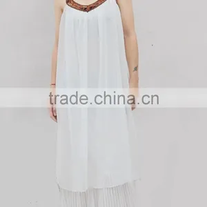 Hot Selling Fashion Summer Dresses for Women,long Maxi Chiffon Ladies Braces Dresses thumbnail-1