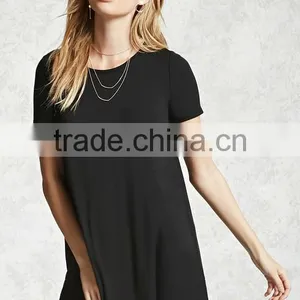 Woman Loose Short Sleeve Casual Dress thumbnail-2