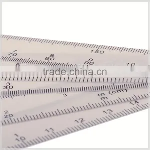 Kearing Brand Non Toxic Plastic 5pcs Set Combination Scale Ruler in #8500-5 for Engineering thumbnail-5