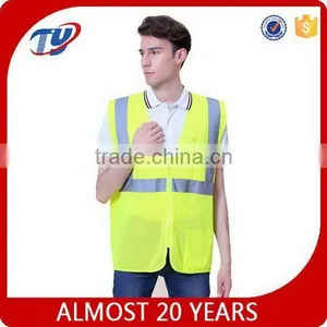 Roadway Safety Products Apparel Clothing EN20471 Yellow Safety Vest thumbnail-1