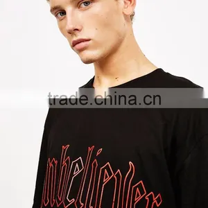 MGOO OEM/DOM Soft Cotton Tshirt With Word Basic Short Sleeve T-shirt Custom Design Outdoor T-shirt thumbnail-5