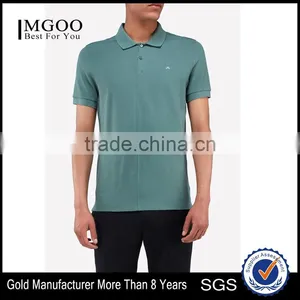 MGOO Custom Your Own Logo Golf Shirts Dri Fit Polo Plain 100% Cotton Mens Polo Shirts thumbnail-1