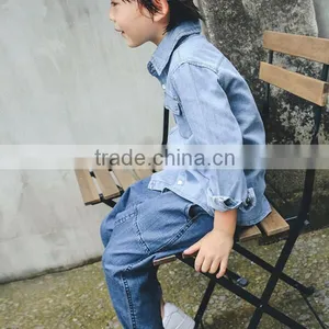 Zm35744a Boutique Kid Clothing Fashion Design Boys Jeans Blouse thumbnail-2