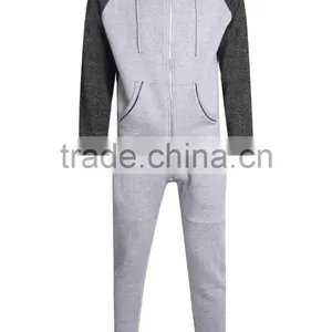 Hot Sale Raglan Hooded Tracksuit Popular Splice Tracksuits for Men thumbnail-3