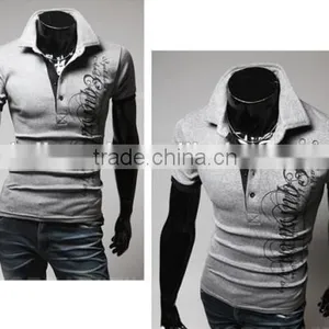 New Design Fashion Men's Casual Short Sleeve Polo t Shirt thumbnail-3