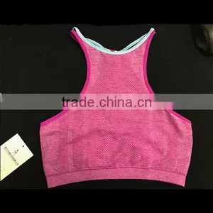 Fashion Women Sports Seamless Red Bra / Wholesale China Factory Price thumbnail-1