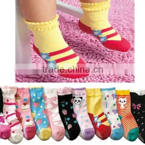 Cotton Butterfly Non Slip Infant Socks,princess Socks,baby Stocking thumbnail-1