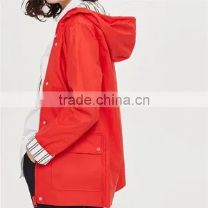 2017 OEM Hot Sale Petite Anti-wind Jacket With Patch Pockets for Women thumbnail-5