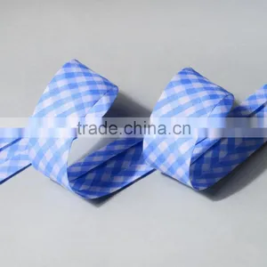 25mm Polycotton Gingham Bias Binding Tape thumbnail-2
