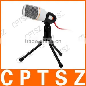 SF-666 Professional Condenser KTV Wired Microphone w/ Tripods Set thumbnail-1
