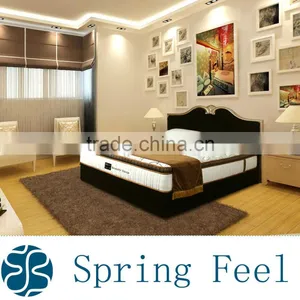 Box Spring Bed and Rol Pack Thin Foam Spring Mattress thumbnail-3
