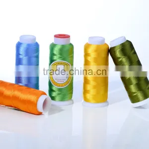 High Quality Wholesale 150/2 150d/2 Viscose Rayon Embroidery Thread thumbnail-1
