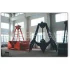 5T , 10T Excavator Spare Parts Four Rope Clamshell Grab For Bulk Loading thumbnail-1