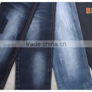 9.5oz Dark Blue Stretch Denim Jeans Fabric Made in China thumbnail-6