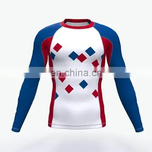 Custom Made Mma Bjj Rash Guard for Men thumbnail-5