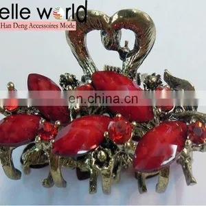 Alloy Hair Claw Clip With Rhinestone For Women or Lady thumbnail-1