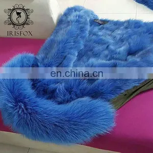 Selling Real Fox Fur Hooded Parka Fur Jacke Fuchs for Men thumbnail-5