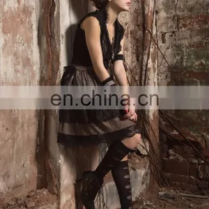 Steampunk Short Layered Double Skirt thumbnail-4
