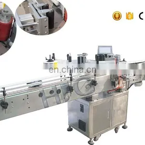 Delta Servo Motor Automatic Fix-point Round Bottle Sticker Labeling Machine With Turntable thumbnail-4