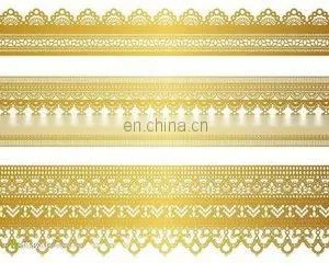 2015 African Yellow Swiss Voile Cord Lace Fabric With Stones thumbnail-2