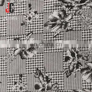 China Supplier Jacquard Stripe Fabric Recycled Knit Polyester Fabric for Garment thumbnail-4