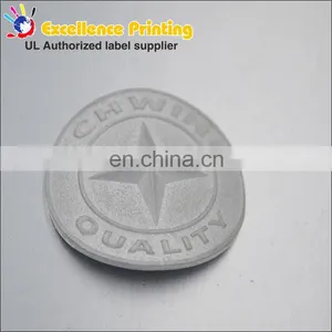Custom Metal Aluminum Nameplate Brushed Embossed Logo Badge Emblem thumbnail-4