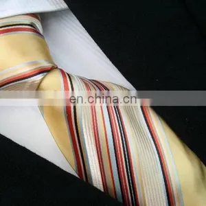 Factory Prices Promotional Logo Printing Fashion Stripe Polyester Tie thumbnail-3