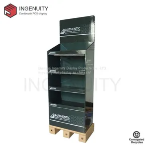 Pop Cardboard Floor Display With Paper Pallet thumbnail-1