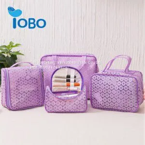 FASHION PERSONALIZED CHEAP CUSTOM PVC COSMETIC BAG YOBO-H17 thumbnail-3
