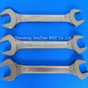 China Factory Sale Buy Double Open End Solid Mechanical Wrench Spanner Price thumbnail-1