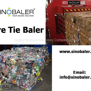 Wire Tie Baler / Steel Wire Baler Machine / Plastic Wire Baling Machine thumbnail-1