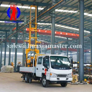 XYC-200 Truck Mounted Full Hydraulic Mobile 200m Water Well Bore Hole Drilling Machine Factory Price thumbnail-3