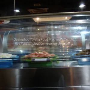Sushi Convery Belt Sushi Train Sushi Bar Conveyor Belt Factory: Michaeldeng@gdyuyang.com thumbnail-2
