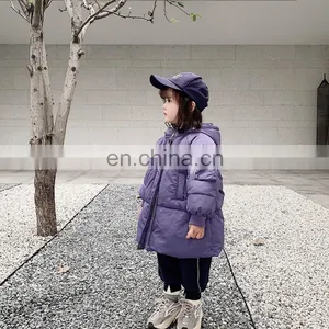 5846/China Manufactured Kids Hooded Winter Warm Coat Korea Fashion Thicken Girls Coats thumbnail-4