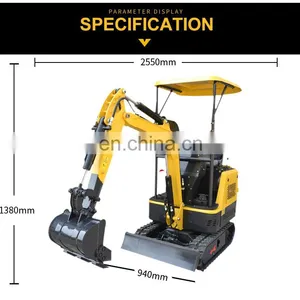 Surprise Promotion for 0.8 Ton-3.5 Ton New Mini Digger Cheap Prices of Excavator for Sale thumbnail-3