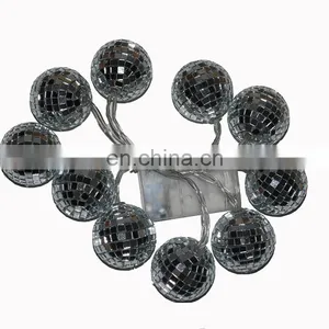 10L Mirror Disco Ball String Party Fairy Garden Decoration Light thumbnail-6