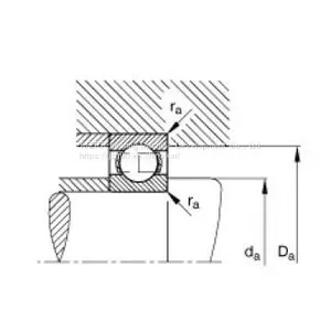 FAG Deep Groove Ball Bearings - 61856 thumbnail-2