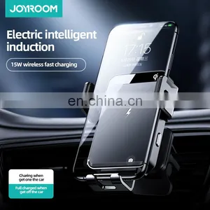 JOYROOM Wireless Car Charger 15W Qi Fast Charging Auto-Clamping Car Phone Mount Air Vent Phone Holder for Samsung thumbnail-6