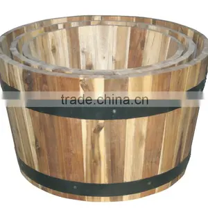 Wooden Pot | SW228 thumbnail-1
