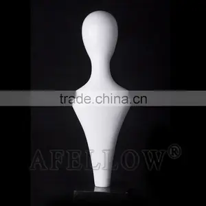 Fiberglass Egg Head Woman Mannequin,Female Head Mannequin,Cheap White Head,Dispaly Jewelry/ Hat /scarf/wig H1054 thumbnail-4