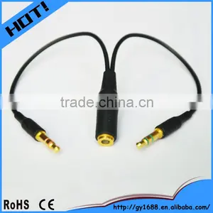 Made in China 3.5mm Stereo Jack Splitter Cable 1m thumbnail-3