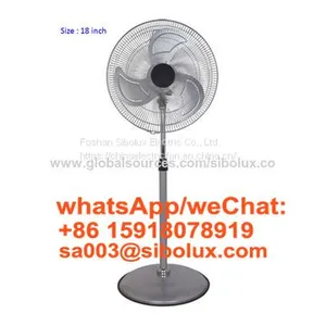 Sibolux 18 Inch Electric Metal Vintage Stand Fan 18inch Retro Standing Fan thumbnail-2