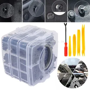 PVC Push Type Rivet Retainer Fastener, Bumper Car Plastic Rivet Fasteners thumbnail-5