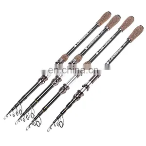 1.8M Travel Carbon Fishing Rod Super Strong Fishing Rod Telescopic Fishing Rod Carbon Fiber Rotating Bait Fishing Rod thumbnail-3