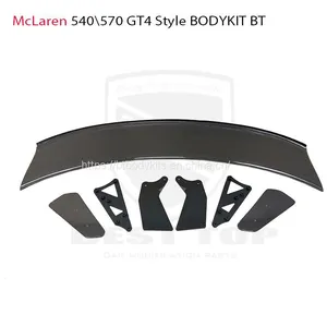 For Mclaren 540 570 Converted GT4 Carbon Fiber Spoiler Facelift thumbnail-1