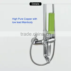 High Pure Copper Big Ceiling Rain Shower Set and Water Filter 3 in 1 Disposable Cartridge and Activated Carbon Fiber thumbnail-5