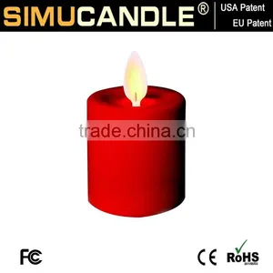 Flameless Led Votive Candle With Moving Wick With USA and EU Patent thumbnail-1